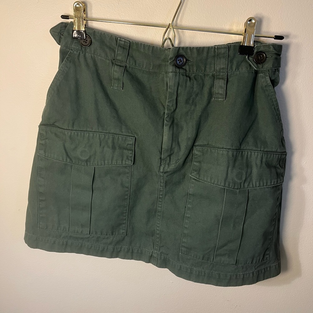 Universal Thread Green Cargo Mini Skirt